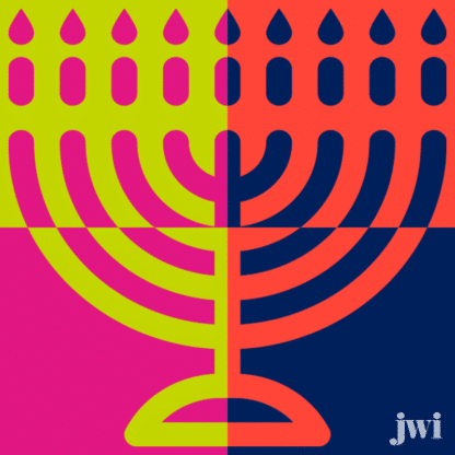 Colorblock Menorah