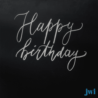Happy Birthday Chalkboard